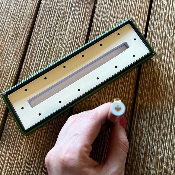 Kate Spade Limited Edition Pink & Navy Blue Colorblock Ballpoint Pen - Picture 6 of 10